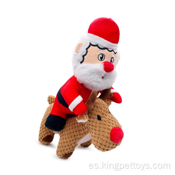 Juguete para mascotas peluche para perro navideño juguete de peluche venado